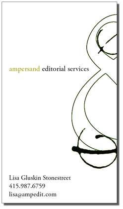 Lisa Gluskin Stonestreet | 415.987.6759 | lisa@ampedit.com